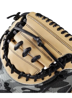 Wilson Glove Of The Month October 2022 CM33 Black Camo/Blonde 33" RHT Catchers Mitt -Cheap Baseball Glove Store wilson wilson glove of the month october 2022 cm33 3